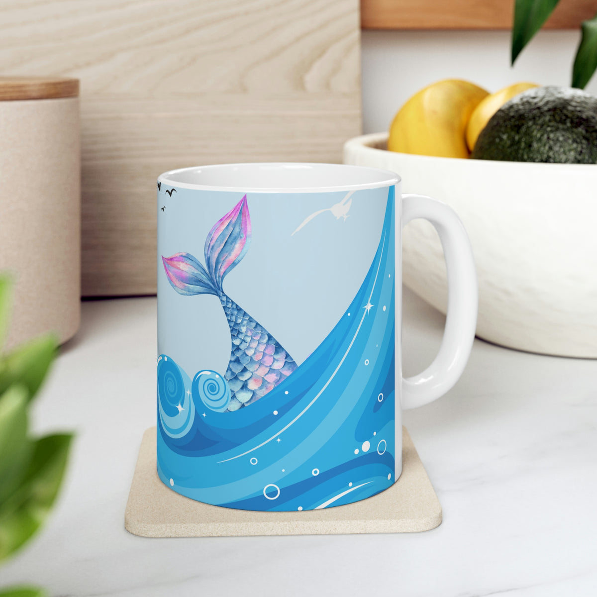 I Believe In Mermaids -  Ceramic Mug 11oz | Mermaid Coffee Mug | Mermaid Tea Time