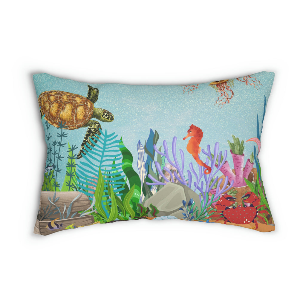 Spun Polyester Lumbar Pillow