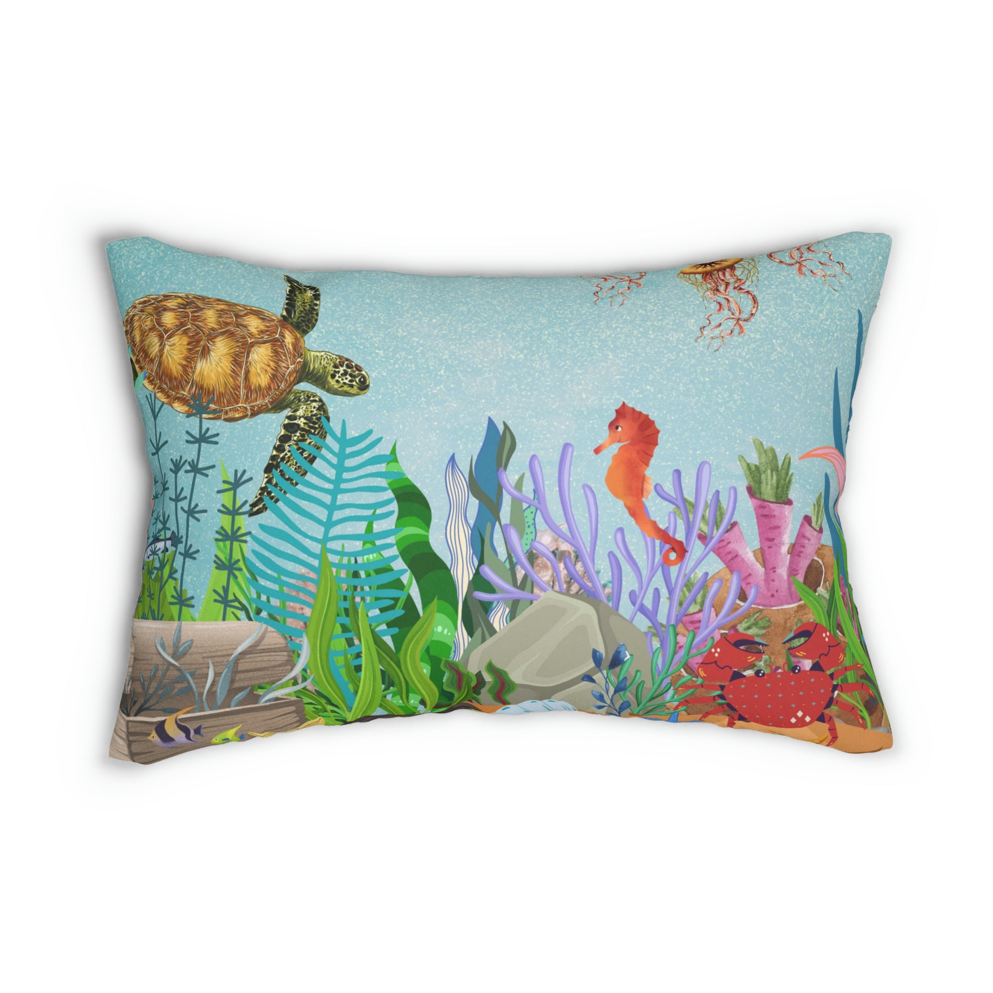 Spun Polyester Lumbar Pillow