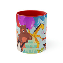 Load image into Gallery viewer, Boogie Woogie Birthday Celebration 11oz {Navy Blue/Red}  |  Coffee Mug | Best Birthday Coffee Mug for Coworker
