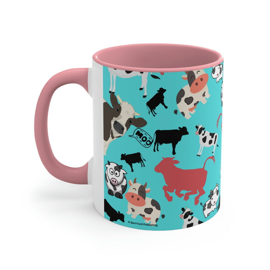 Classic Cows Funny Coffee Mug, 11oz | Funny Gift | Funny Coffee Mug | Funny Cow Coffee Mug