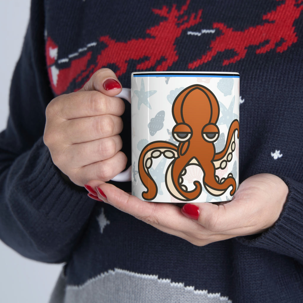 Sea Creatures (White) -  Ceramic Mug 11oz |