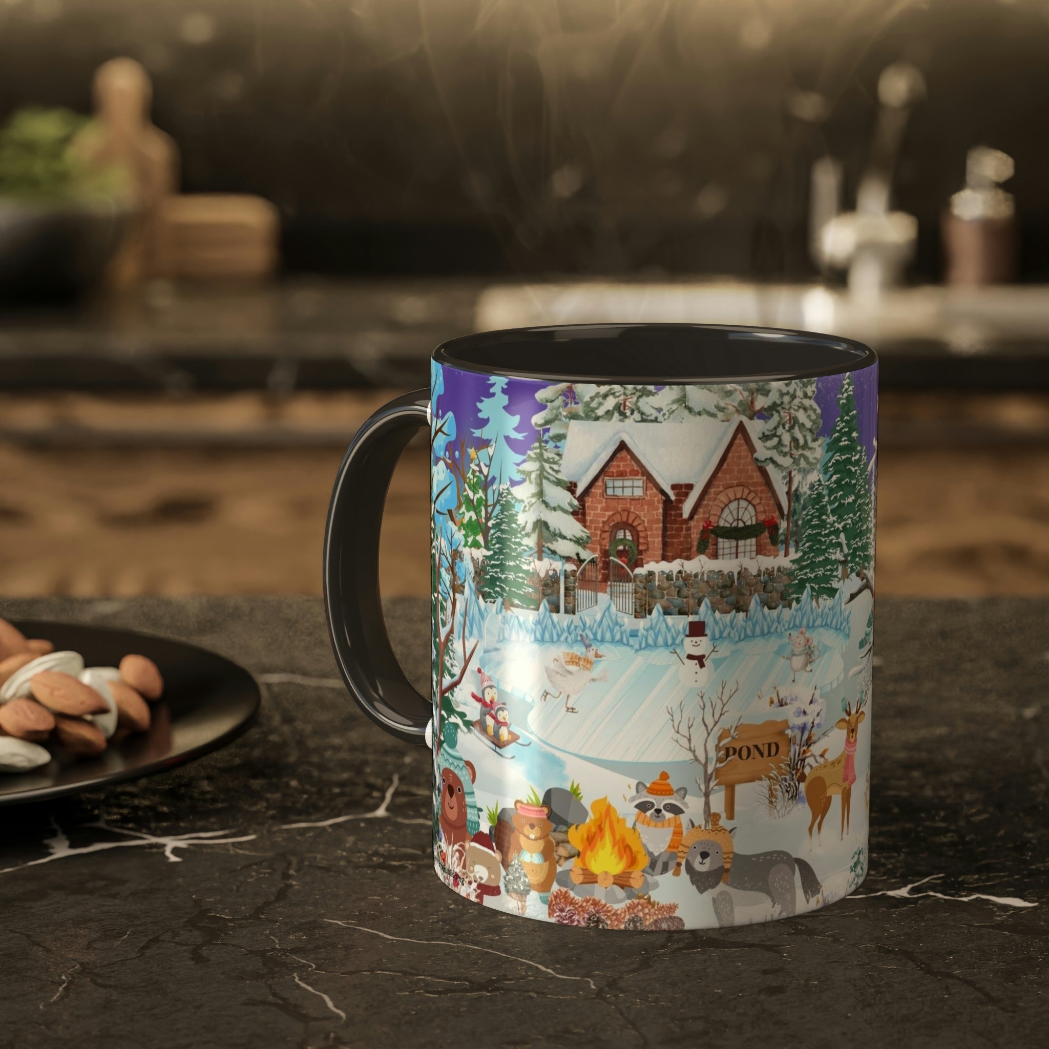 Winter Whimsy Skating Party -  Mug 11oz