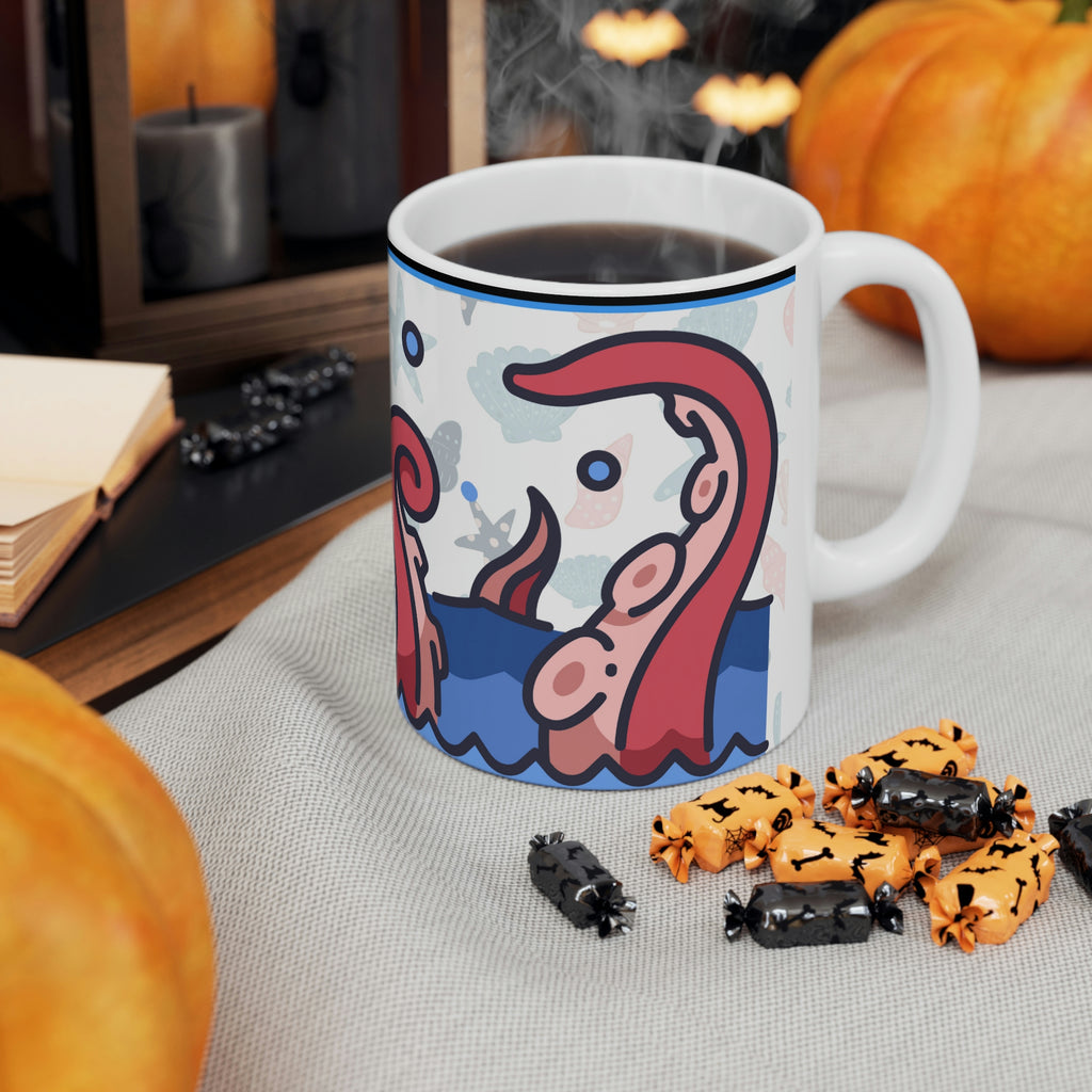 Sea Creatures (White) -  Ceramic Mug 11oz |