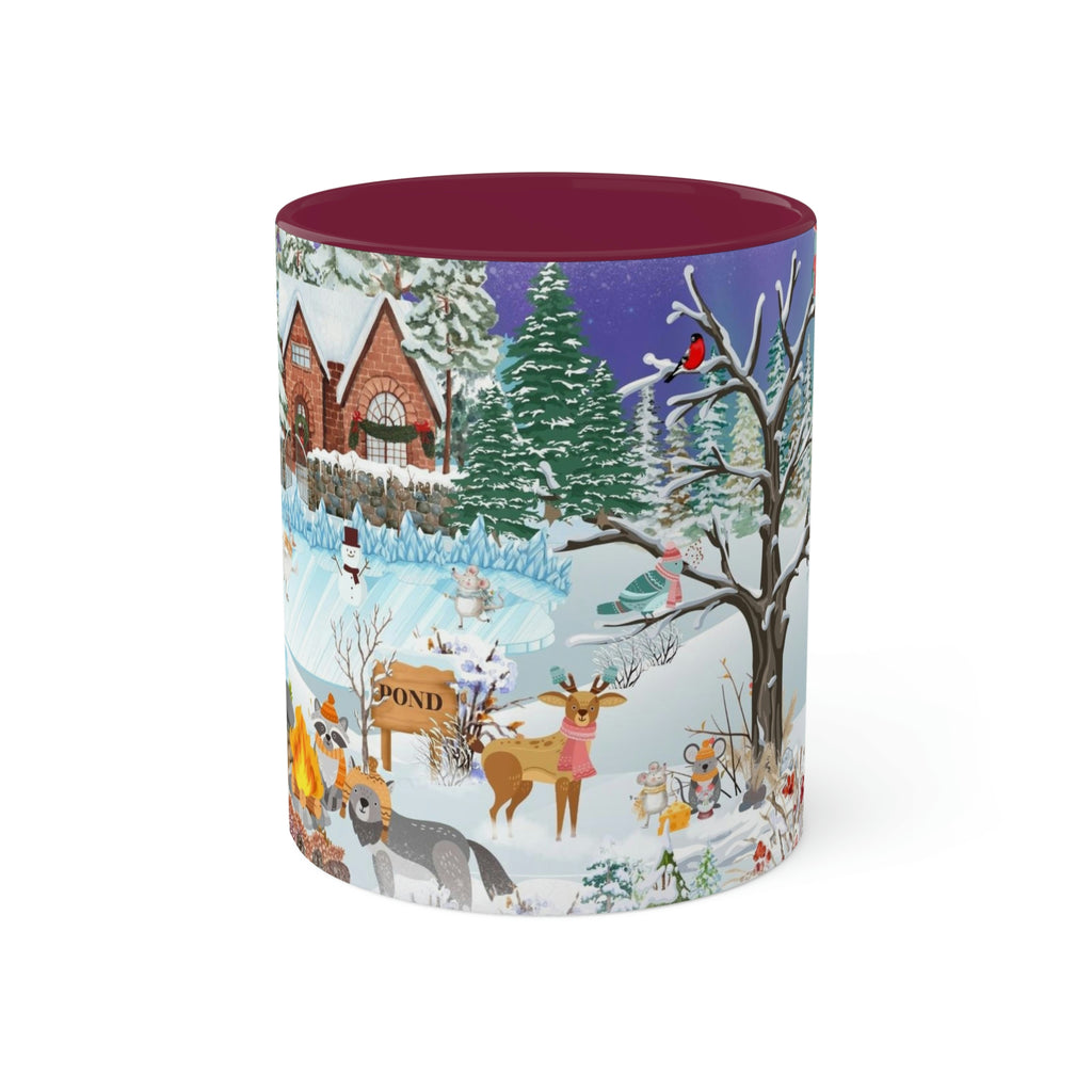 Winter Whimsy Skating Party -  Mug 11oz