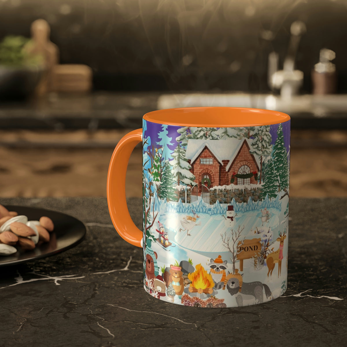 Winter Whimsy Skating Party -  Mug 11oz