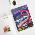 Kraken Spiral Notebook - Ruled Line  - 118 pages | Kraken Journal | Sea Monster Journal