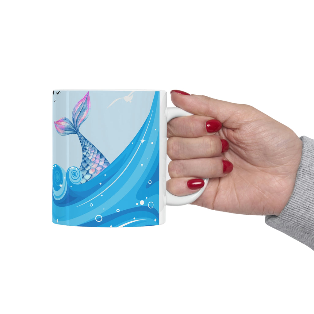 I Believe In Mermaids -  Ceramic Mug 11oz | Mermaid Coffee Mug | Mermaid Tea Time