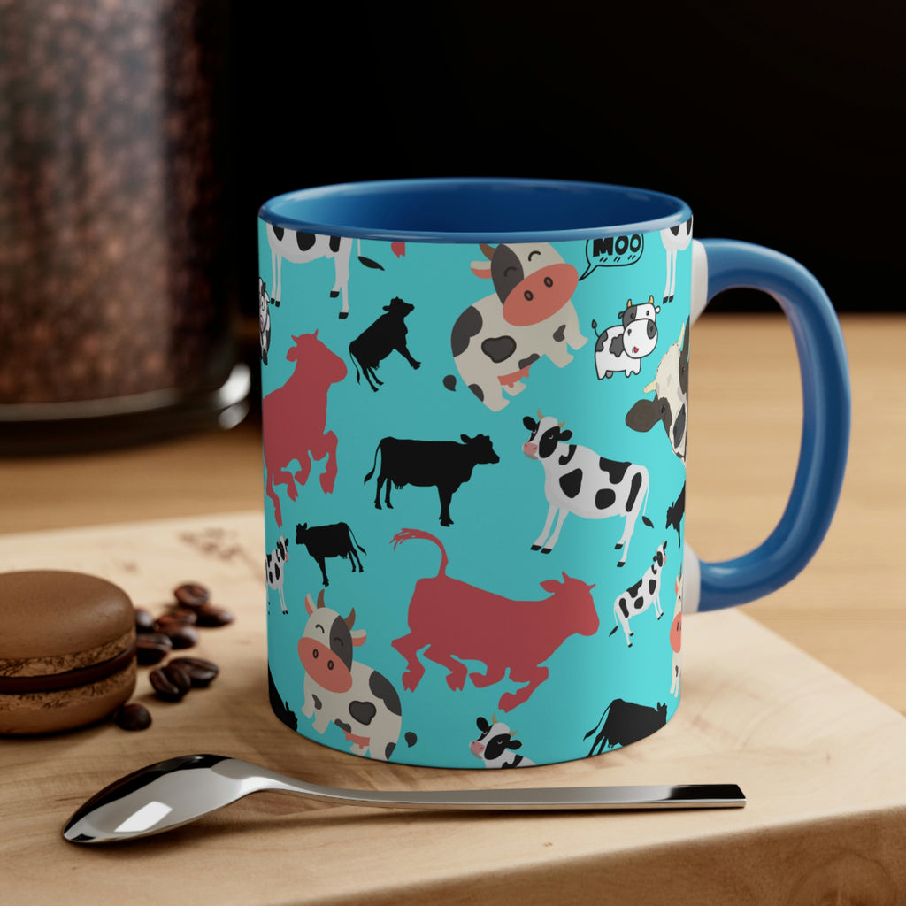 Classic Cows Funny Coffee Mug, 11oz | Funny Gift | Funny Coffee Mug | Funny Cow Coffee Mug