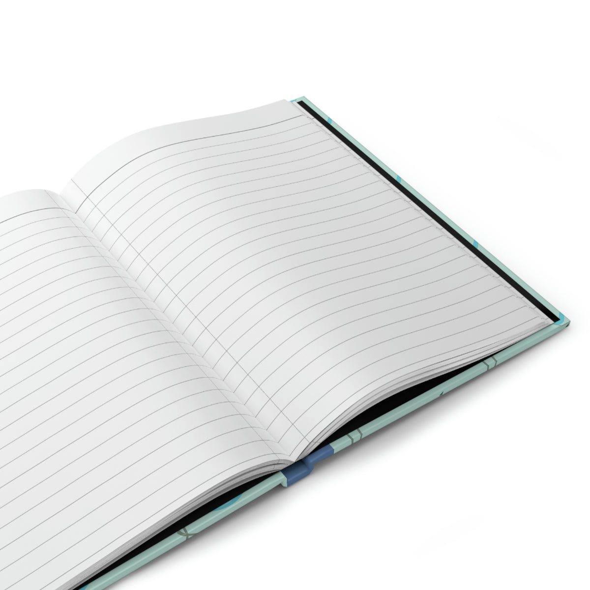 "Blue Flamingos In Love"  - 150 pages (75 sheets)  hard backed lined journal