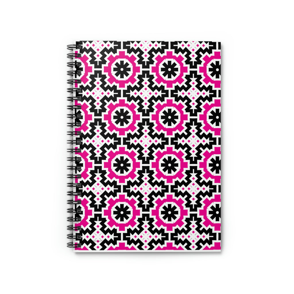 Pink & Black Journal 118 paged- (Ruled/Lined)  | Journal for mom | Journal for women