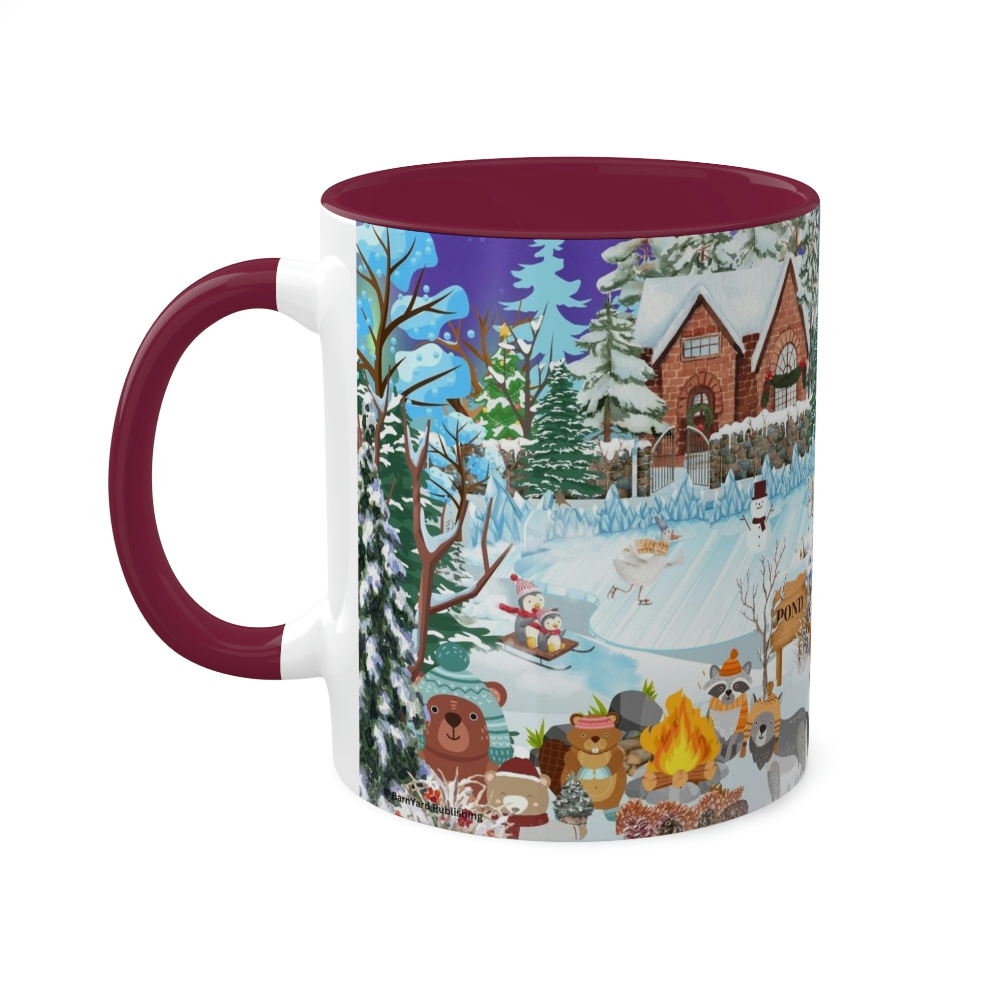 Winter Whimsy Skating Party -  Mug 11oz