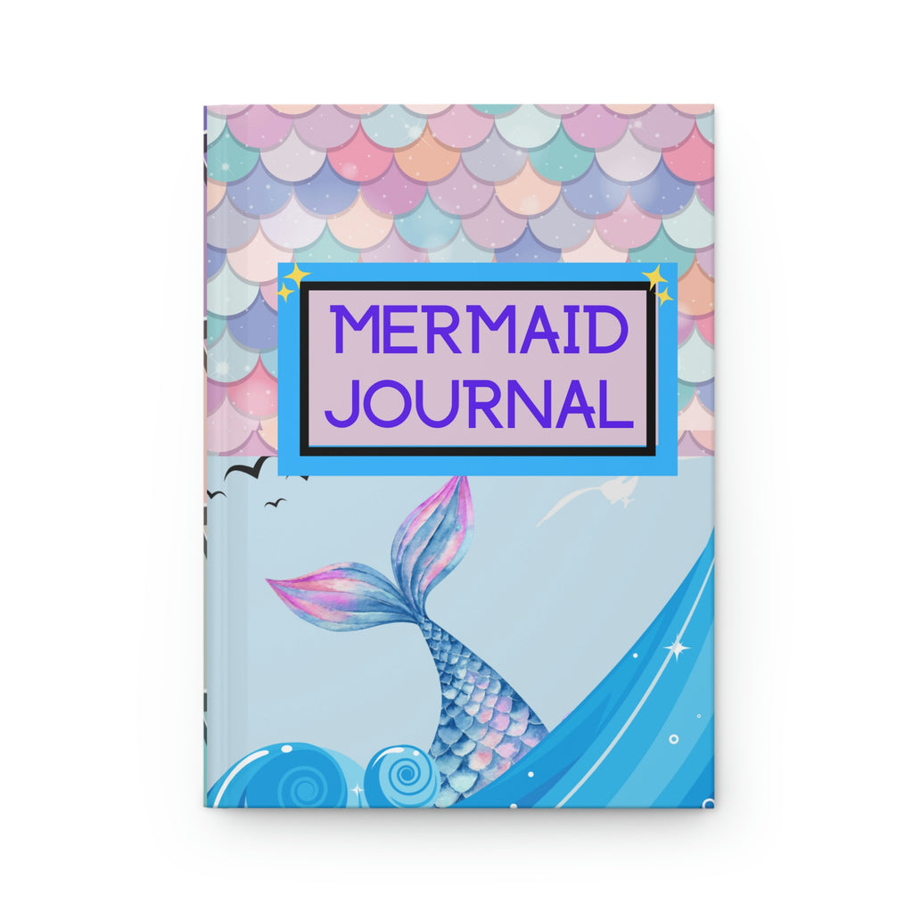 "Mermaid" Journal  | 150 pages (75 sheets) Hardbacked Lined Journal
