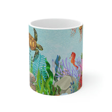 Load image into Gallery viewer, Sea Floor Seascape (White) -  Ceramic Mug 11oz |
