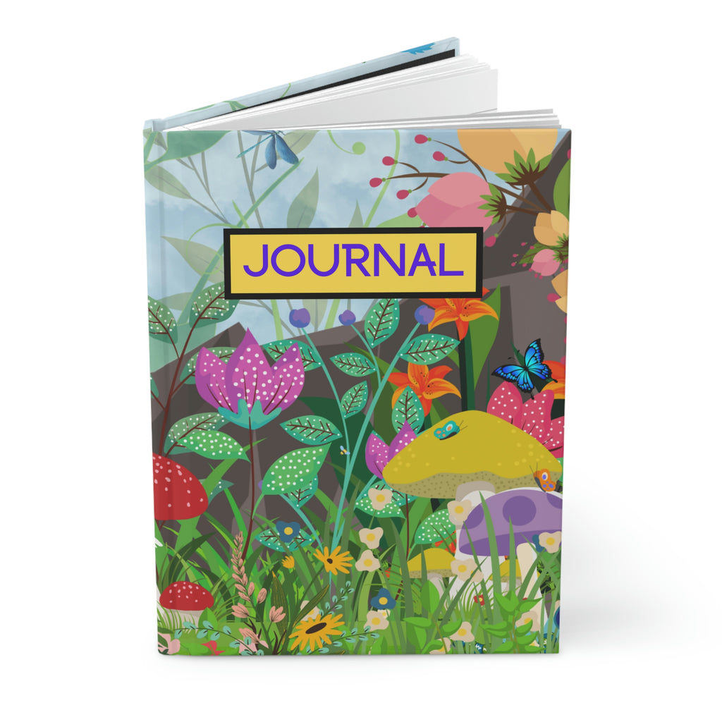 "Garden Gnome" Hardcover Journal 150 page (75 sheets)
