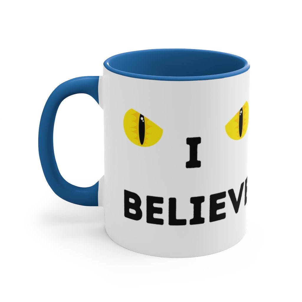 I Believe - Bigfoot/Sasquatch  -{Red/Navy/Black} Funny Coffee Mug, 11oz | Funny Gift | Funny Coffee Mug | Funny Bigfoot Mug | Father's Day