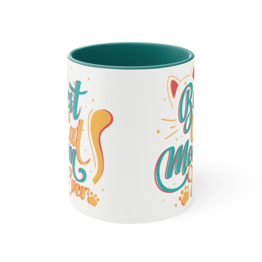 Best Cat Mom Ever  {Red/Green/BlackGreen} Funny Coffee Mug, 11oz | Funny Gift | Funny Coffee Mug