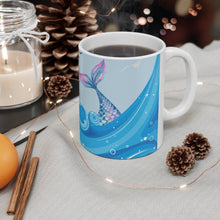 Load image into Gallery viewer, I Believe In Mermaids -  Ceramic Mug 11oz | Mermaid Coffee Mug | Mermaid Tea Time
