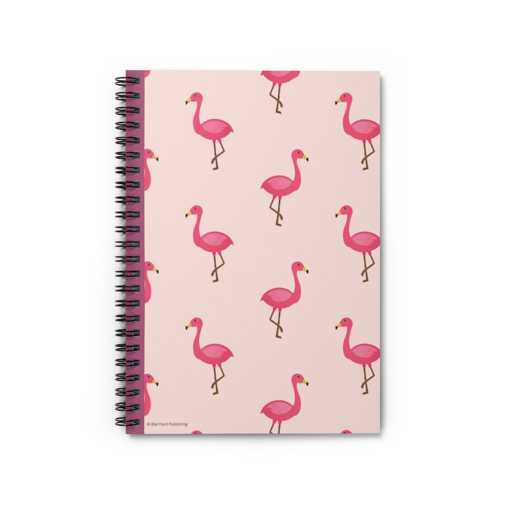 Pink Flamingos Lined Journal | 118 pages | Best Gift For Mother's Day | Daughter Gifts | Pink Flamingo Gifts