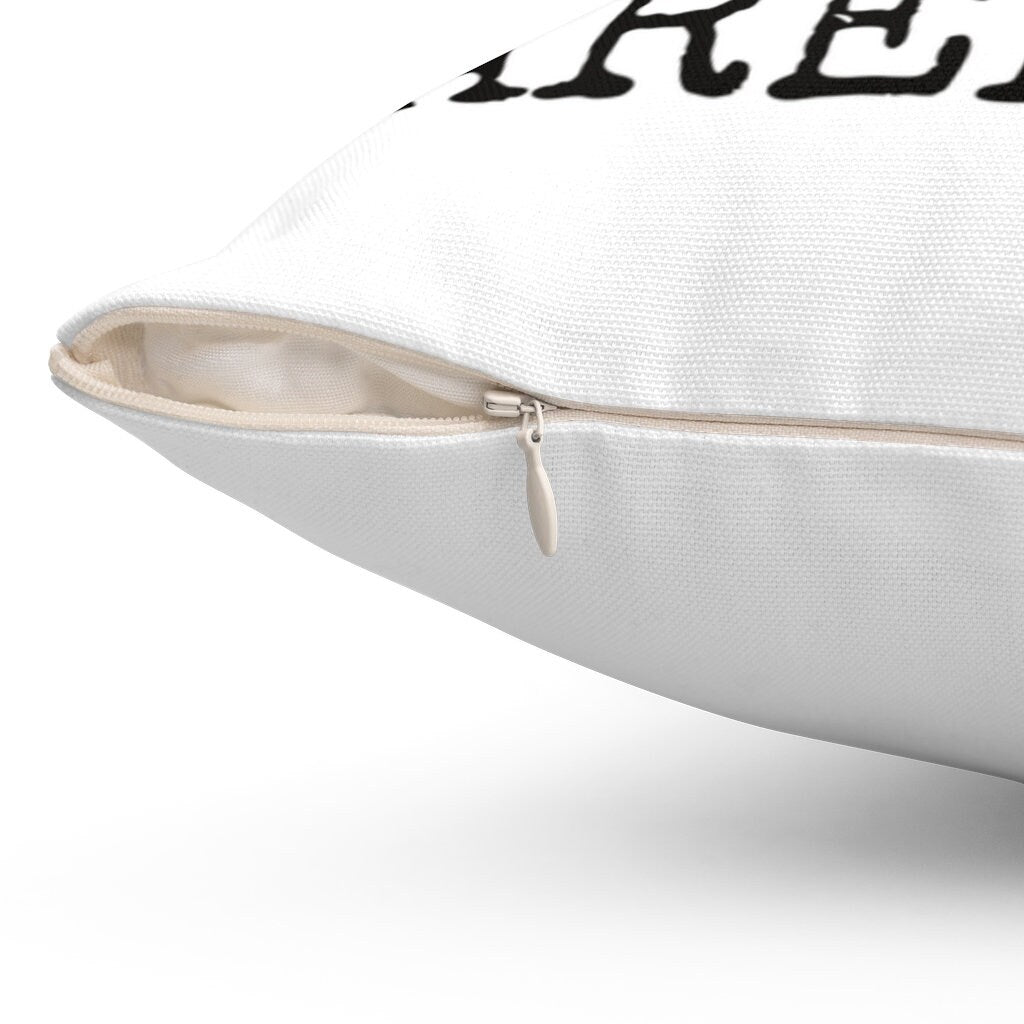 Property Of Area 51 - Spun Polyester Square Pillow 18" x 18" | Funny Alien Pillow | Best Gift For Uncle
