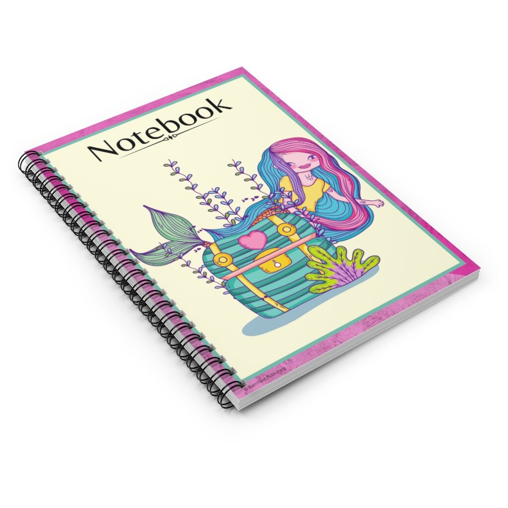 Mermaid Princess Lined Journal | 118 pages | Best Gift For Daughter| Journal For Girls | Notebook For Girls