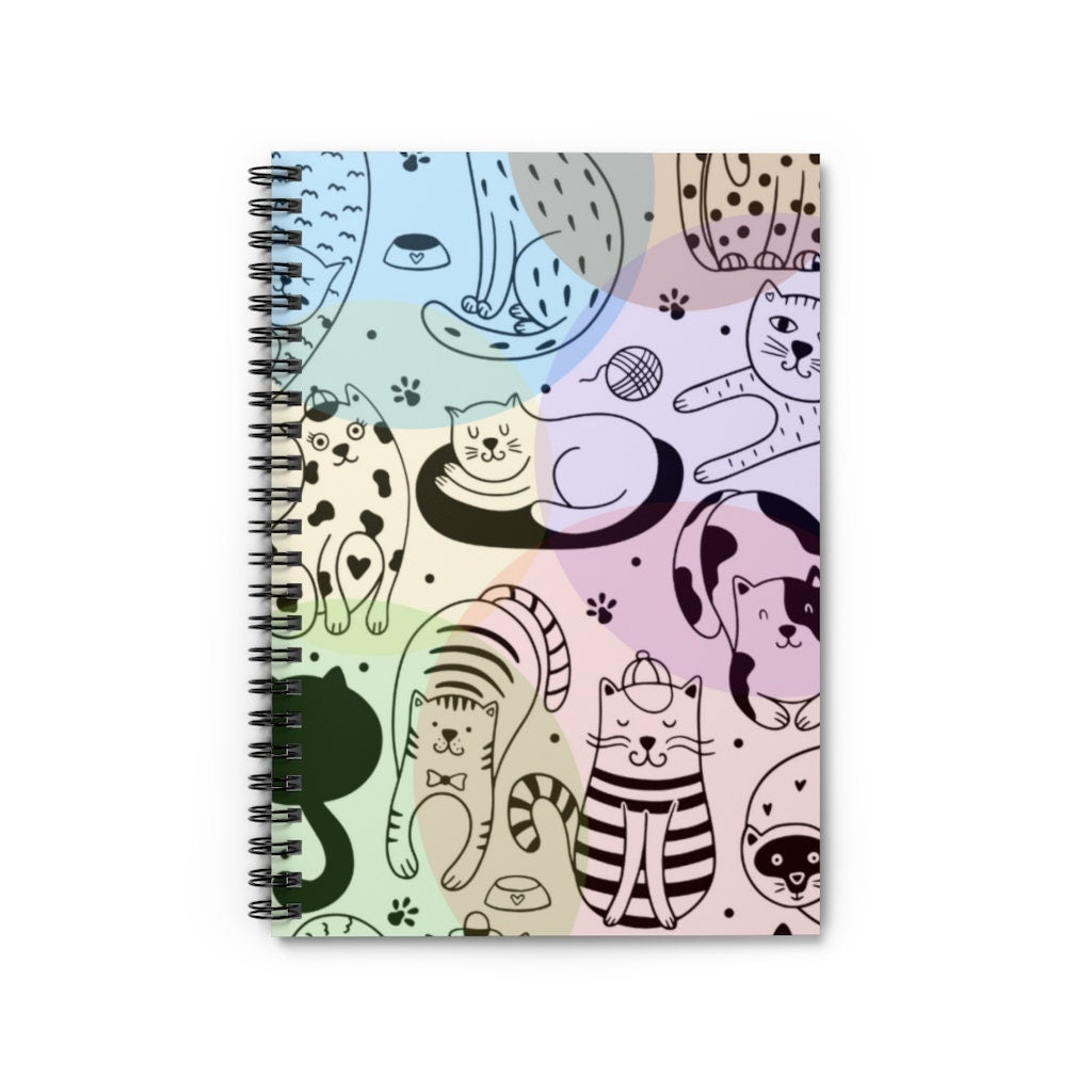 Cat Universe Spiral Notebook - Ruled Line Journal | Best Cat Lover Gift | Cat Mom Gift