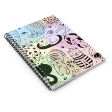 Load image into Gallery viewer, Cat Universe Spiral Notebook - Ruled Line Journal | Best Cat Lover Gift | Cat Mom Gift
