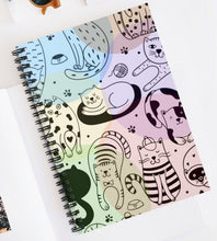 Load image into Gallery viewer, Cat Universe Spiral Notebook - Ruled Line Journal | Best Cat Lover Gift | Cat Mom Gift
