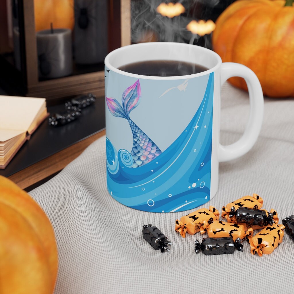 I Believe In Mermaids -  Ceramic Mug 11oz | Mermaid Coffee Mug | Mermaid Tea Time