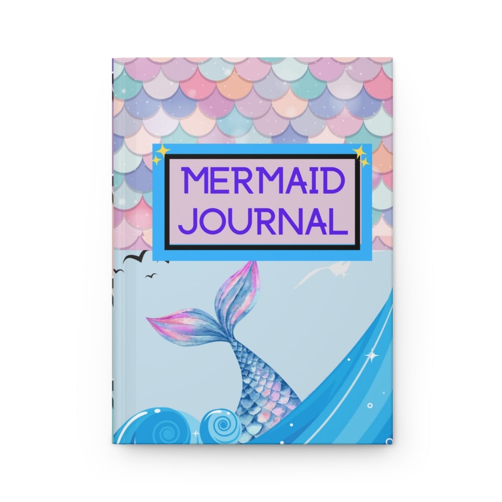 Mermaid Tail Journal |150 pages (75 sheets)  Hard Back Lined Journal | Best Gift For Daughter| Gift For Teens | Mermaid Tail | Mermaid Gifts