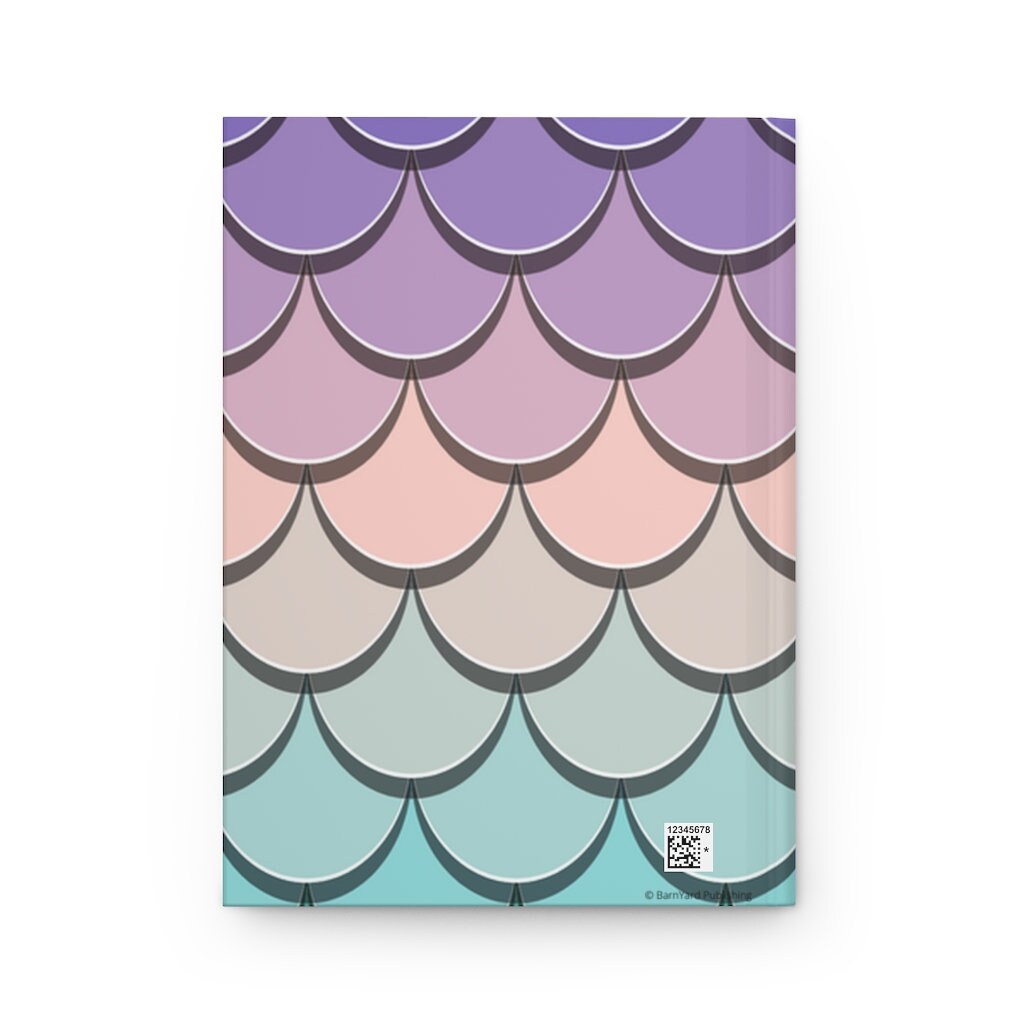 Mermaid Tail Journal |150 pages (75 sheets)  Hard Back Lined Journal | Best Gift For Daughter| Gift For Teens | Mermaid Tail | Mermaid Gifts