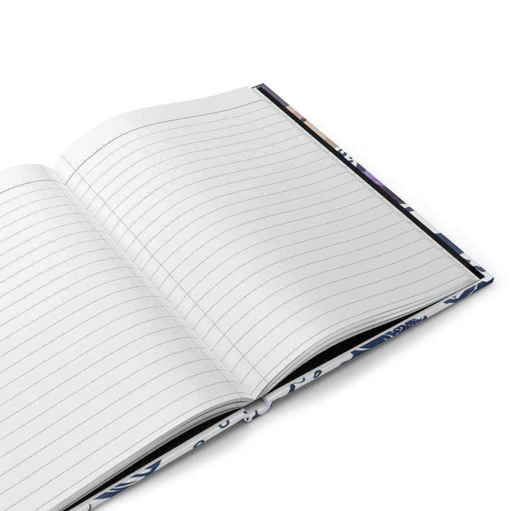 Not So Jolly Roger - Sea Creature & Pirates - 150 pages (75 sheets) hard back lined notebook/journal |
