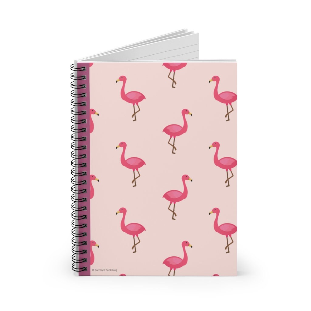 Pink Flamingos Lined Journal | 118 pages | Best Gift For Mother's Day | Daughter Gifts | Pink Flamingo Gifts