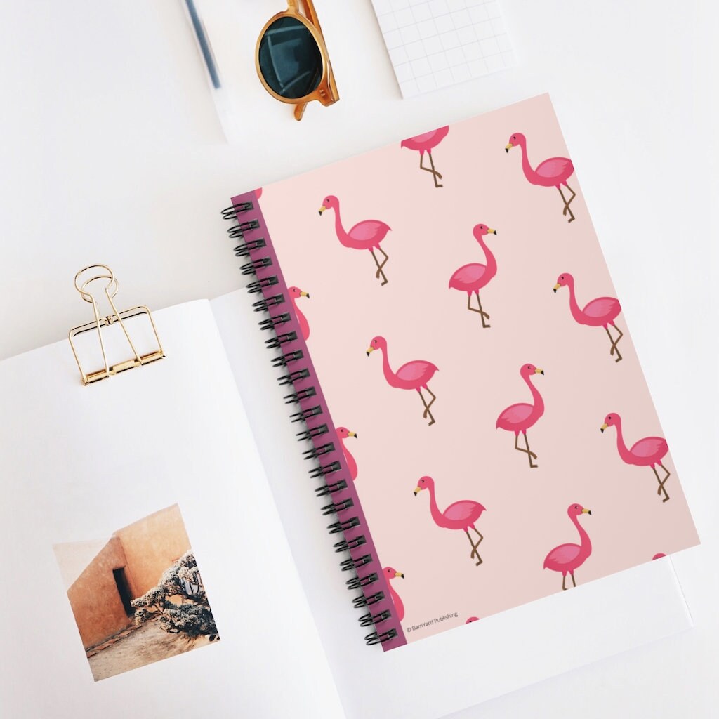 Pink Flamingos Lined Journal | 118 pages | Best Gift For Mother's Day | Daughter Gifts | Pink Flamingo Gifts