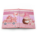 Valentine's Day Gnomes - 75 page hard backed lined journal Cute Gnomes  Valentine's Day Gnomes Valentine's Gift for Girls