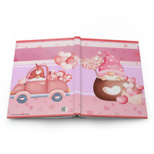 Load image into Gallery viewer, Valentine&#39;s Day Gnomes - 75 page hard backed lined journal Cute Gnomes  Valentine&#39;s Day Gnomes Valentine&#39;s Gift for Girls
