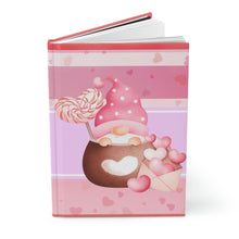 Load image into Gallery viewer, Valentine&#39;s Day Gnomes - 75 page hard backed lined journal Cute Gnomes  Valentine&#39;s Day Gnomes Valentine&#39;s Gift for Girls
