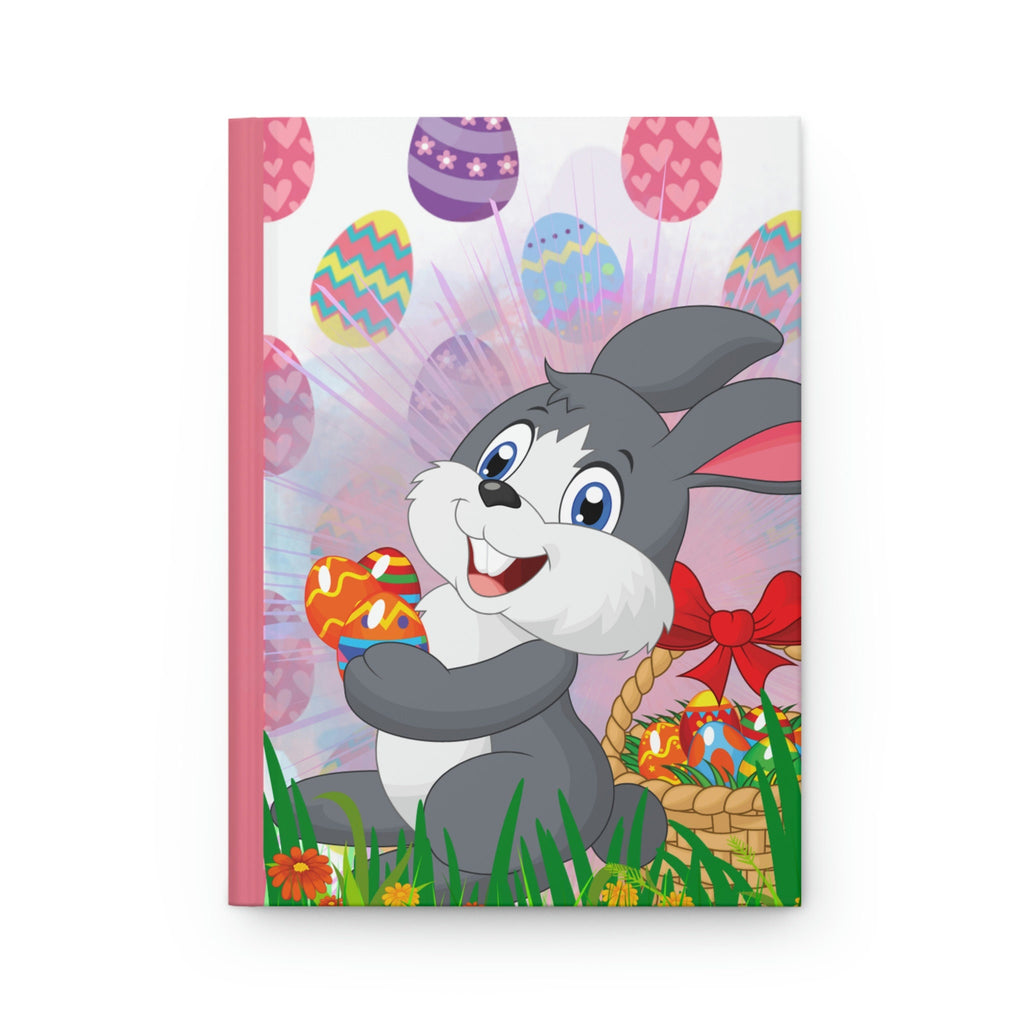 Easter Bunny and  Egg Journal - 150 page (75 sheets) Line Hardback Journal