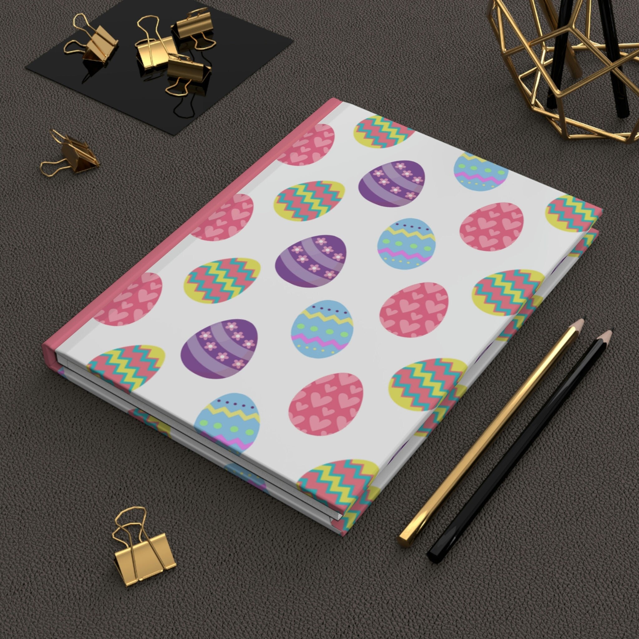 Easter Egg Journal - 150 page (75 sheets) Line Hardback Journal