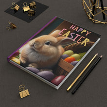 Load image into Gallery viewer, Happy Easter, Easter Bunny Journal - 150 page (75 sheets) Line Hardback Journal Easter Gift for Kids, Easter Journal
