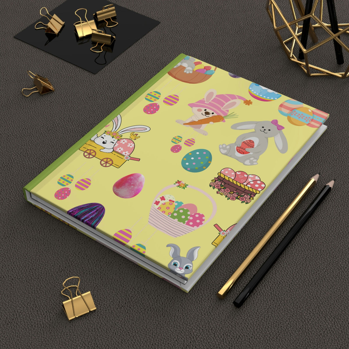 Cute EasterJournal For Kids - 150 page (75 sheets) Lined Hardback Journal | Easter Gift for Kids | Easter Creative Writing | Easter Notebook