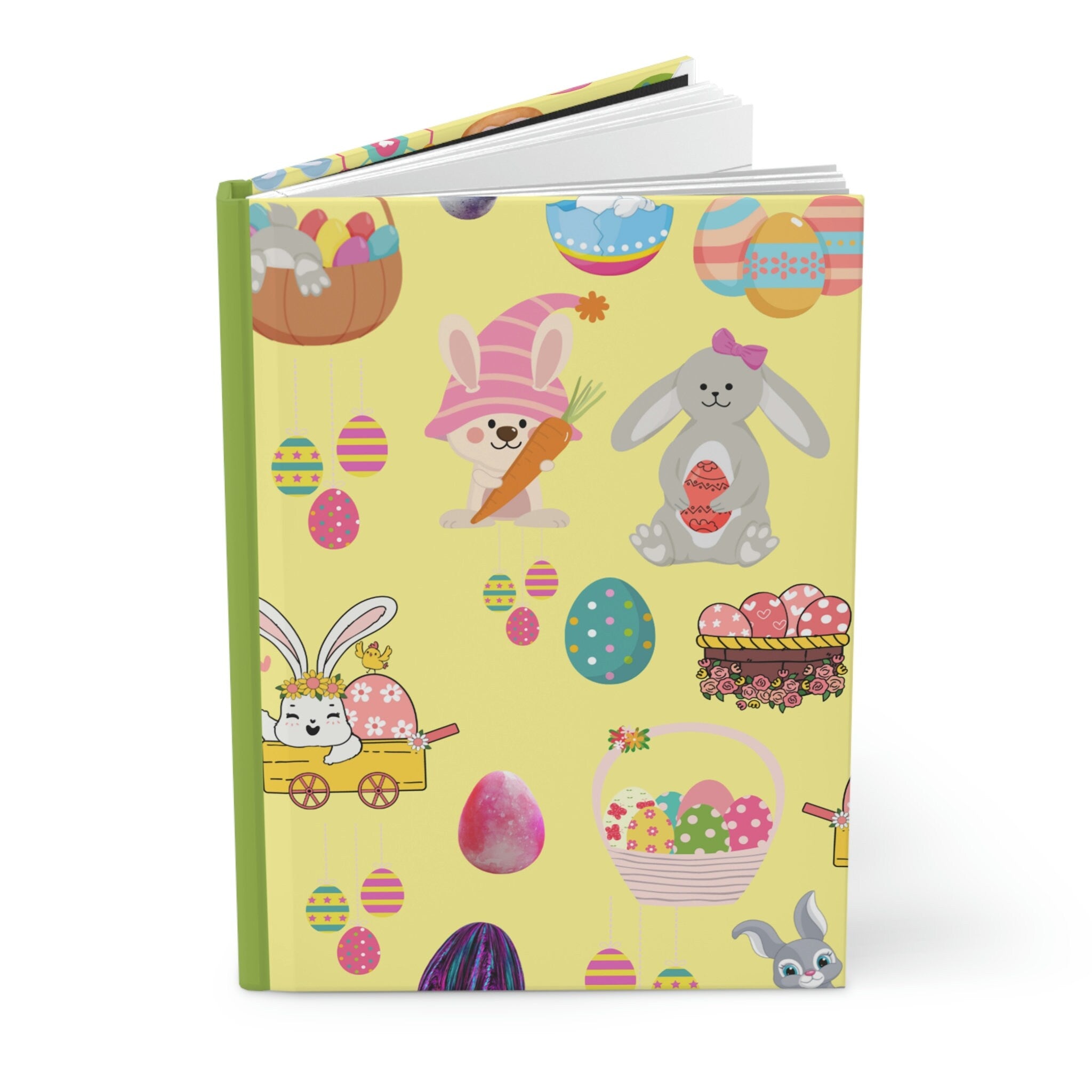 Cute EasterJournal For Kids - 150 page (75 sheets) Lined Hardback Journal | Easter Gift for Kids | Easter Creative Writing | Easter Notebook