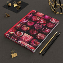 Load image into Gallery viewer, Valentine&#39;s Day Heart Journal  - 150 page (75 sheets) Lined Hardback Journal |Valentine Gift for Kids | Valentine Journal for Women
