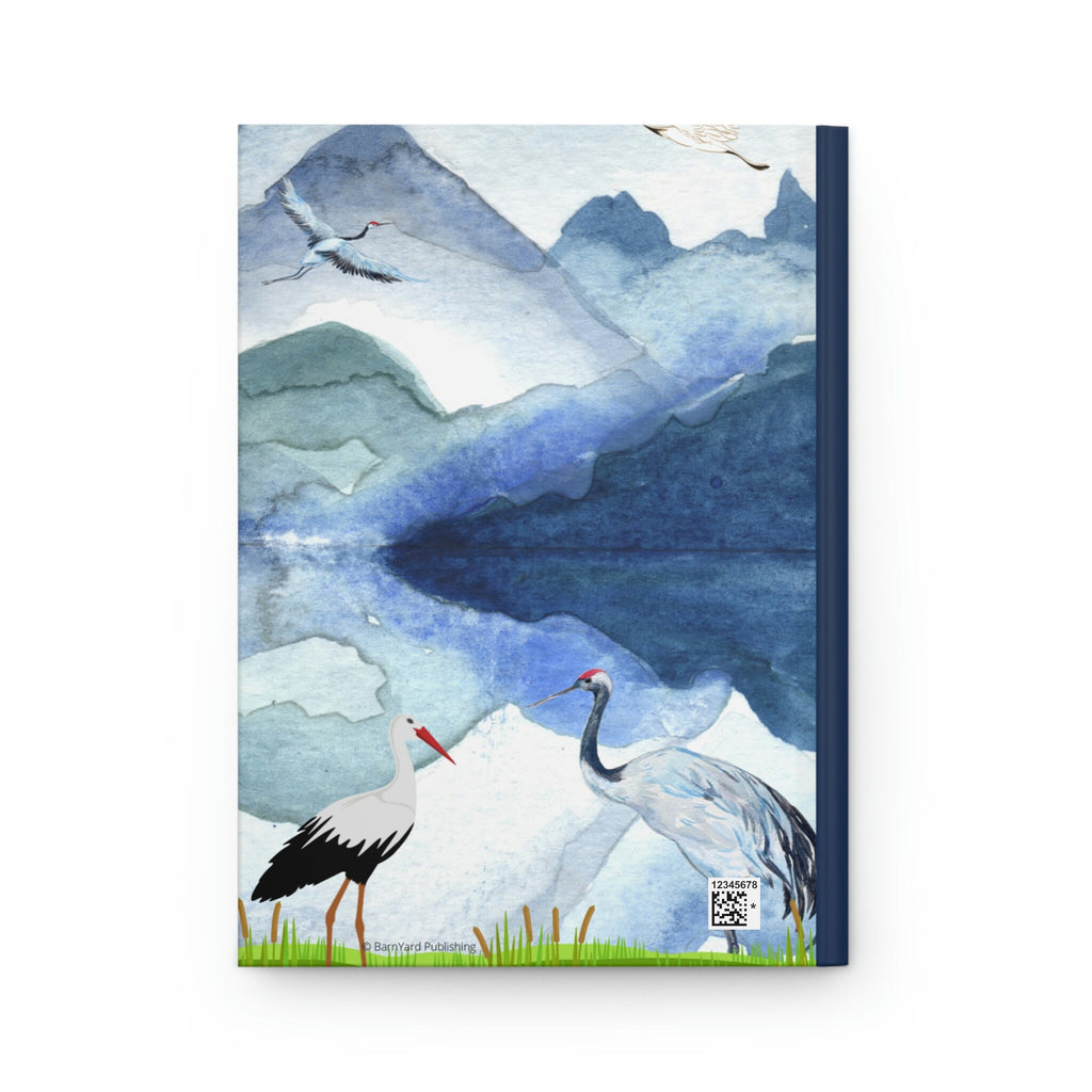 Japanese Watercolor Journal  - 150 page (75 sheets) Lined Hardback Journal | Japanese Painting | Japanese Nature
