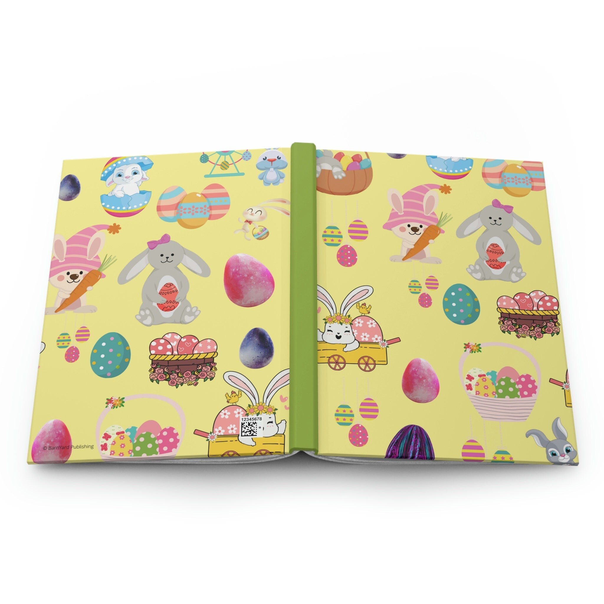 Cute EasterJournal For Kids - 150 page (75 sheets) Lined Hardback Journal | Easter Gift for Kids | Easter Creative Writing | Easter Notebook