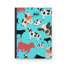 Load image into Gallery viewer, Fun Cow Journal  - 150 page (75 sheets) Lined Hardback Journal | Cow Lover Gift
