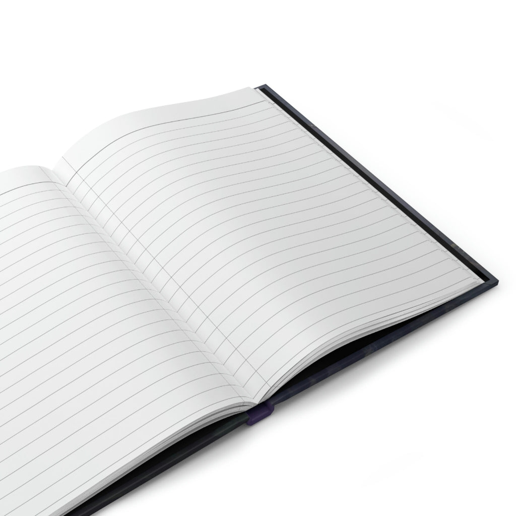 Enchanted Unicorn, - 150 page (75 sheets) Line Hardback Journal