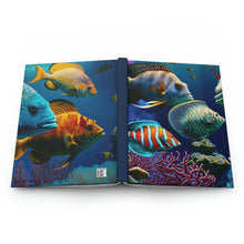 Load image into Gallery viewer, Tropical Fish Journal  - 150 page (75 sheets) Lined Hardback Journal |  Tropical Fish Journal | Underwater Fish
