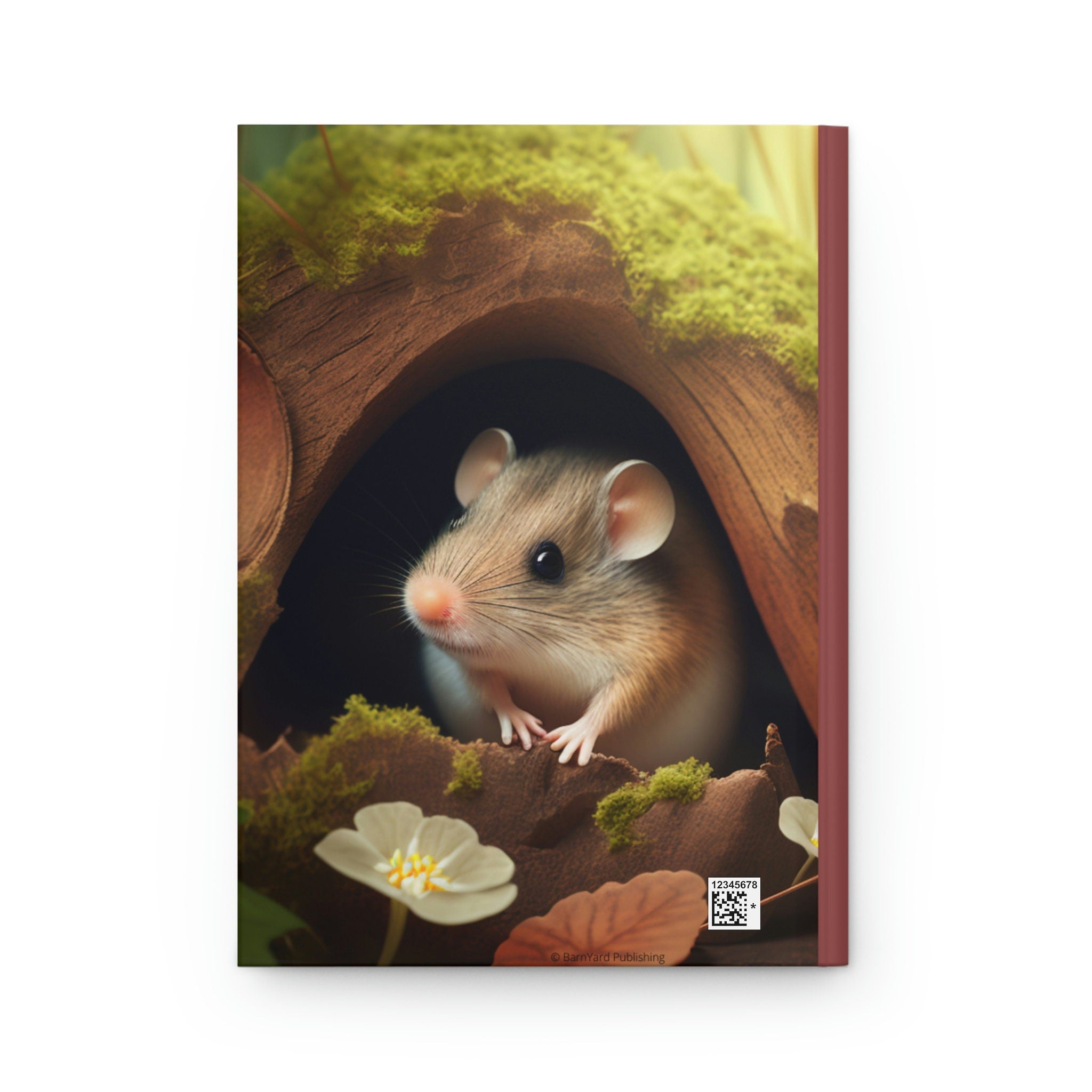 Forest Mouse Journal - 150 page (75 sheets) Lined Hardback Journal | Gift for Kids | Creative Writing | Notebook