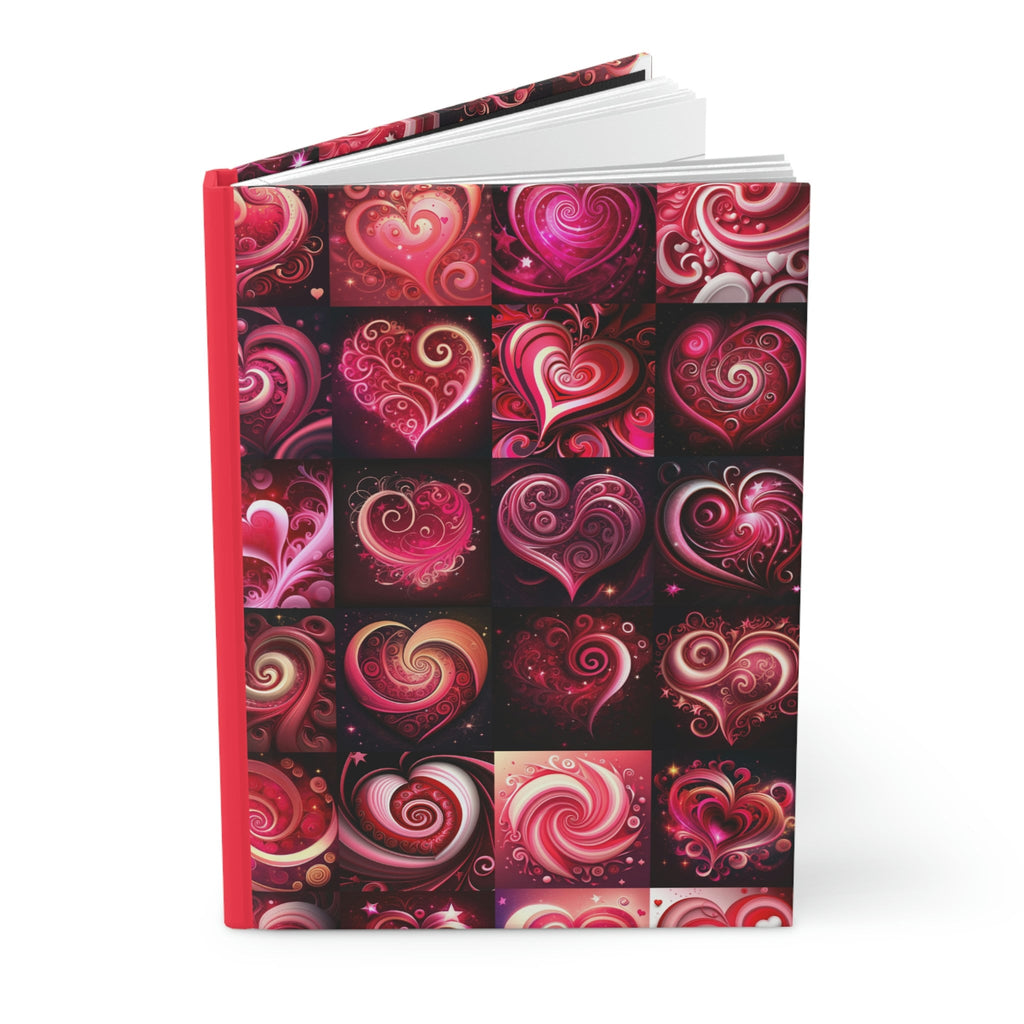 Valentine's Day Heart Journal  - 150 page (75 sheets) Lined Hardback Journal |Valentine Gift for Kids | Valentine Journal for Women
